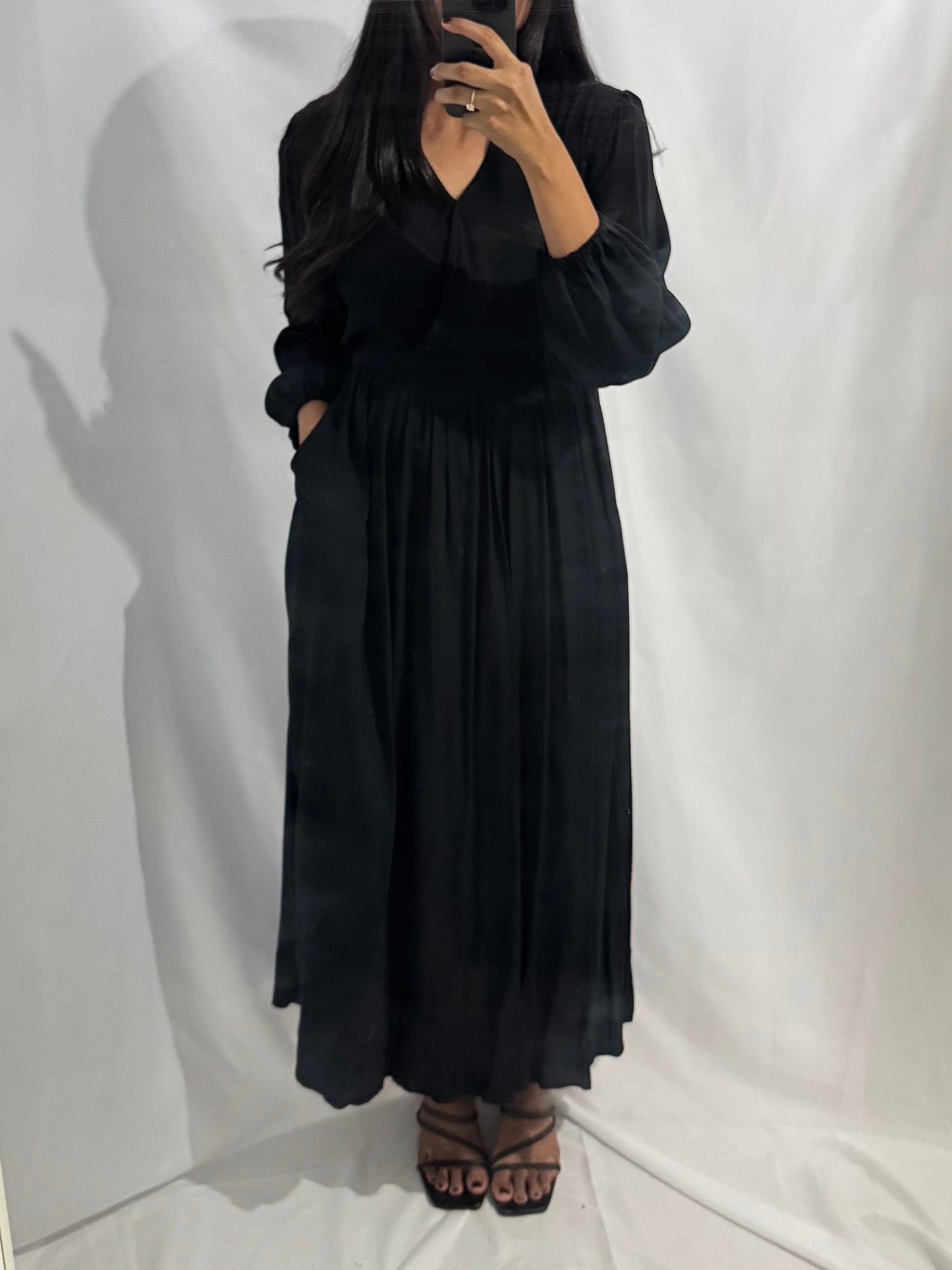 Noir Long Sleeve Dress