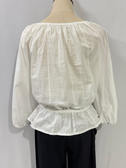 Eyelet Top White