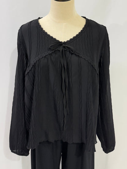 Lacey Top Black